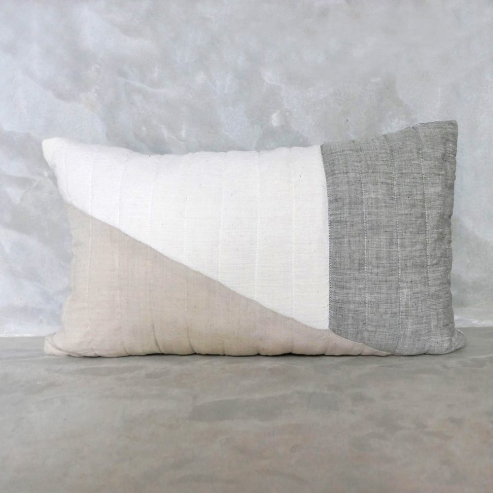Cēra Quilted Cushion - Nutmeg | Studio Tolsta